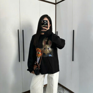 Áo Thun Nữ Unisex POPSOP Cyber Graphic - Cotton 2 Chiều, Form Boxy Streetwear Hầm Hố